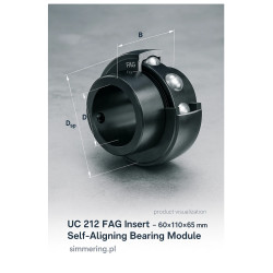 UC 212 FAG Insert – 60×110×65 mm Self-Aligning Bearing Module