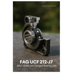 FAG UCF 212-J7 60x110x65 mm - lozysko samonastawne w oprawie kolnierzowej