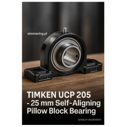 UCP 205 TIMKEN – Samonastawne łożysko w obudowie, otwór 25 mm