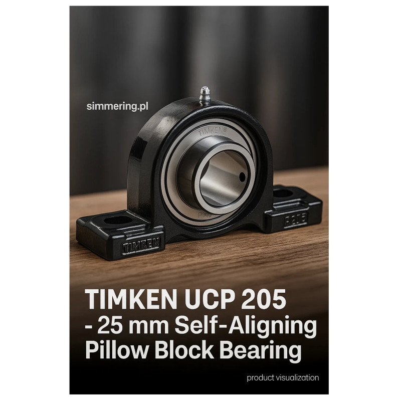 UCP 205 TIMKEN – Samonastawne łożysko w obudowie, otwór 25 mm