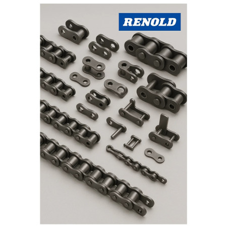 Półogniwo łańcucha 80H‑1 OL RENOLD – Offsetowy łącznik do łańcuchów 1" ANSI