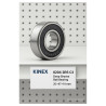 KINEX 6204 2RS C3 20x47x14 Łożysko kulkowe zwykłe