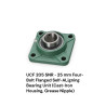 UCF 205 SNR – 25 mm Four‑Bolt Flanged Self‑Aligning Bearing Unit (Cast‑Iron Housing, Grease Nipple)