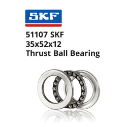 51107  SKF 35x52x12 Thrust Ball Bearing