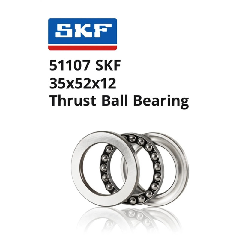 51107  SKF 35x52x12 Thrust Ball Bearing