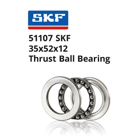 51107  SKF 35x52x12 Thrust Ball Bearing