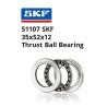 51107  SKF 35x52x12 Thrust Ball Bearing