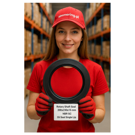 Rotary Shaft Seal 200x230x15 NBR SC Oil Seal Single Lip