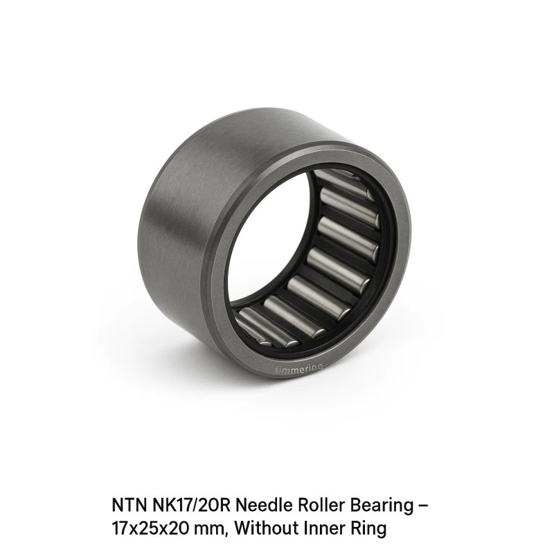 NTN NK17/20R Needle Roller Bearing – 17x25x20 mm, Without Inner Ring