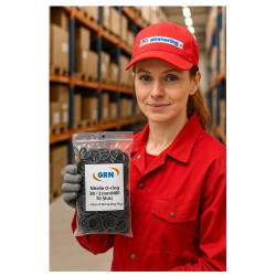Nitrile O-ring 38×2 mm (NBR 70 ShA) – Pack of 100 Sealing Rings