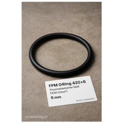 Oring FPM 420×6 – O‑Ring fluorowy FKM/Viton® 80 ShA