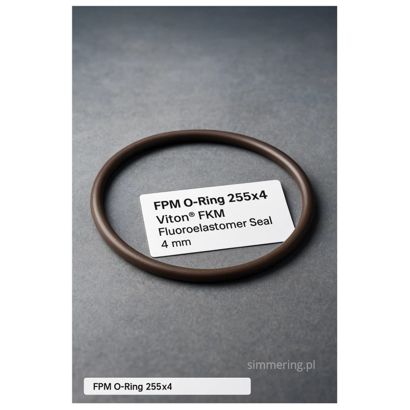 Oring FPM 255×4 – Uszczelka Viton® FKM odporna na temperaturę i chemikalia