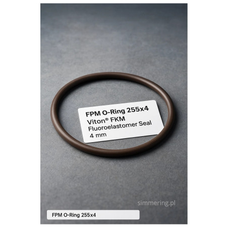 FPM O‑Ring 255×4 – Viton® FKM Fluoroelastomer Seal 4 mm