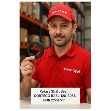 Rotary Shaft Seal CORTECO BASL 12018058 NBR 22×47×7 Oil Seal
