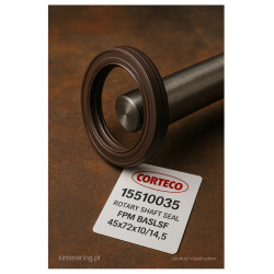 Uszczelniacz CORTECO 15510035 FPM BASLSF Simmerring 45x72x10/14,5