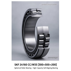 SKF 24160 CC/W33 Spherical Roller Bearing 300×500×200 – High-Capacity Self-Aligning Bearing