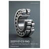 22211 E1 C3 FAG – Spherical Roller Bearing 55×100×25 mm • X‑Life
