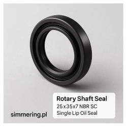 25×35×7 NBR SC Single-Lip Rotary Shaft Oil Seal