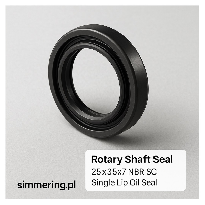 25×35×7 NBR SC Single-Lip Rotary Shaft Oil Seal