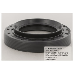 Uszczelniacz wału CORTECO 49374259 ACM BASLDRWX7 45x75x9 – z wargą przeciwpyłową MERCEDES A1643370359