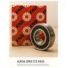 6206 2RS C3 FAG 30x62x16 Deep Groove Ball Bearing