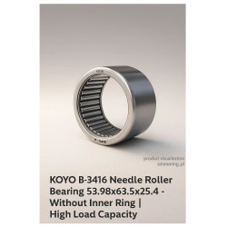 KOYO B-3416 Needle Roller Bearing 53.98x63.5x25.4 – Without Inner Ring | High Load Capacity