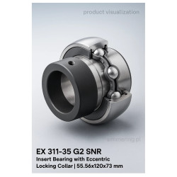 EX 311-35 G2 SNR Insert Bearing with Eccentric Locking Collar | 55.56x120x73 mm