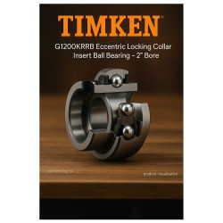 Łożysko kulkowe samonastawne G1200KRRB z pierścieniem mimośrodowym – TIMKEN