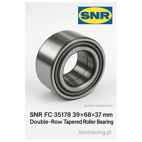 SNR FC 35178 39×68×37 mm Double‑Row Tapered Roller Bearing