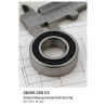 ZEN S6206‑2RS‑C3 Stainless Steel Deep Groove Ball Bearing 30×62×16 mm – Sealed & Corrosion‑Resistant