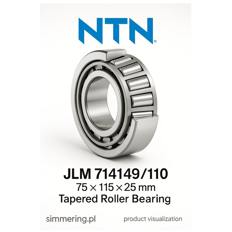 NTN JLM 714149/110 75 × 115 × 25 mm Tapered Roller Bearing