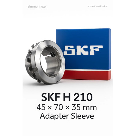 Tuleja adaptera SKF H 210 45×70×35 mm – precyzyjna lokalizacja łożysk stożkowych