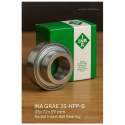 INA GRAE 35‑NPP‑B 35×72×39 mm Radial Insert Ball Bearing