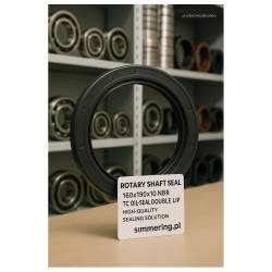 Rotary Shaft Seal 160x190x10 NBR TC Oil Seal Double Lip – High-Quality Sealing Solution