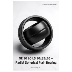 GE 20 LO LS 20x35x20 – Radial Spherical Plain Bearing