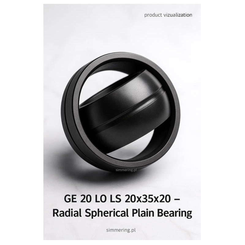 GE 20 LO LS 20x35x20 Łożysko Ślizgowe – Przegubowe Łożysko Kuliste