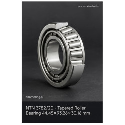 NTN 3782/20 – Tapered Roller Bearing 44.45×93.26×30.16 mm