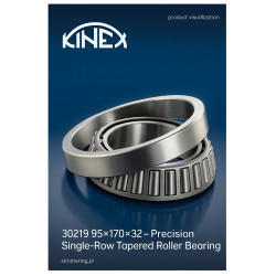 KINEX 30219 95×170×32 – Precision Single‑Row Tapered Roller Bearing