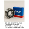 Łożysko kulkowe 6204‑2RSLTN9/C3VT162 SKF 20×47×14 mm – 2RSL uszczelnione, luz C3, VT162 smar