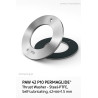 PAW 42 P10 PERMAGLIDE - Podkładka oporowa 42x66x1,5 mm | Samosmarująca stalowo-PTFE