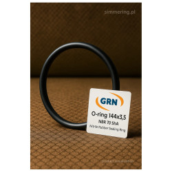 O-Ring 144x3.5 NBR 70 ShA – Premium Nitrile Rubber Sealing Ring