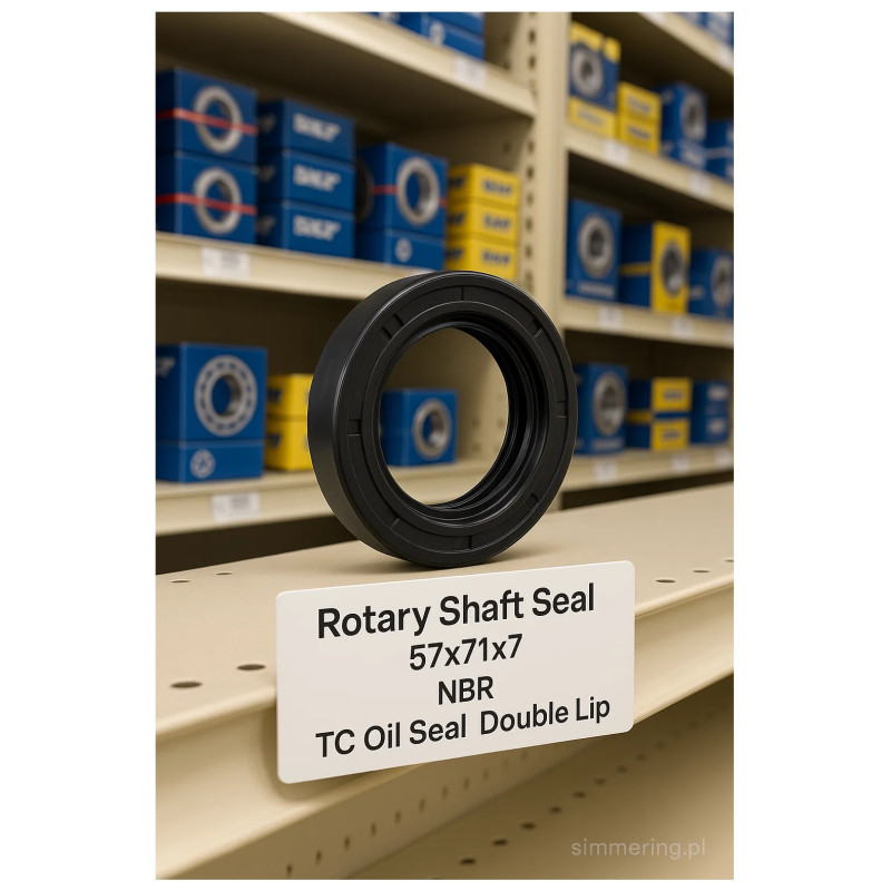 Rotary Shaft Seal 57x71x7 NBR TC Oil Seal Double Lip – Premium Sealing Solution
