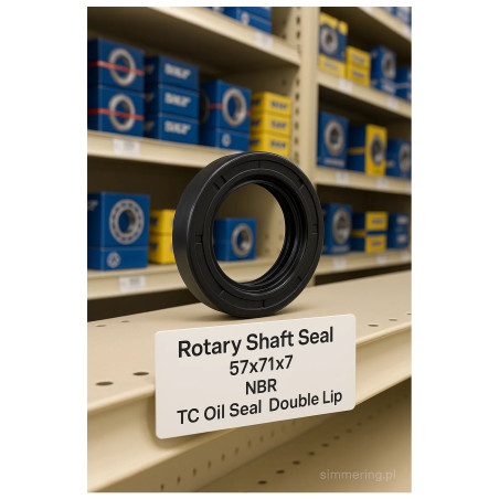 Rotary Shaft Seal 57x71x7 NBR TC Oil Seal Double Lip – Premium Sealing Solution