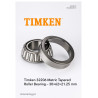 Łożysko stożkowe TIMKEN 32206 – 30×62×21,25 mm