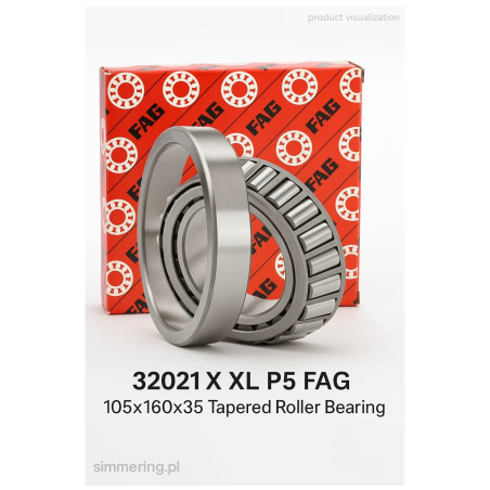 FAG 32021‑X‑XL‑P5 Tapered Roller Bearing 105×160×35 mm – X‑Life & Precision P5