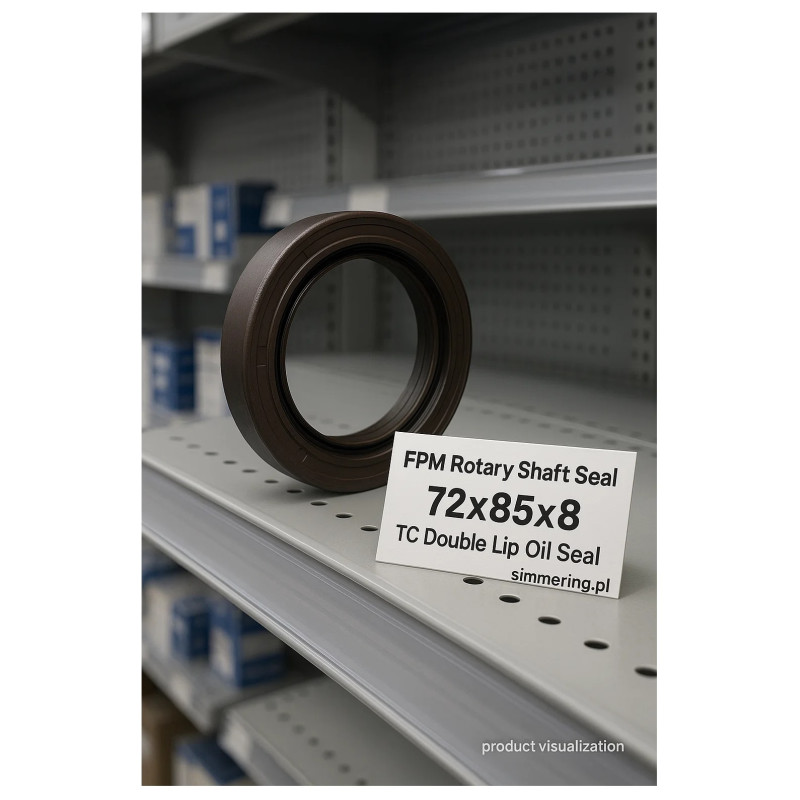 FPM Rotary Shaft Seal 72×85×8 mm – TC Double Lip Oil Seal