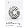 6212 ZZ CT Deep Groove Ball Bearing 60x110x22 mm – Double Shielded