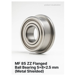 MF 85 ZZ Flanged Ball Bearing 5×8×2.5 mm (Metal Shielded)