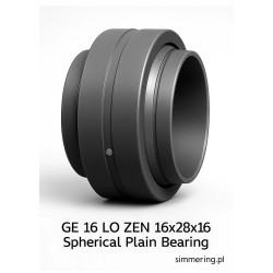 GE 16 LO ZEN Spherical Plain Bearing 16×28×16 mm