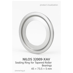 NILOS 32009‑XAV Sealing Ring for Tapered Roller Bearings – 45 × 73.5 × 5 mm